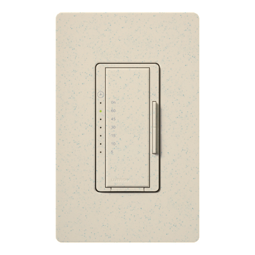 Maestro Countdown Timer, Single-pole, no neutral required, 120V/600W/VA (5A) in limestone