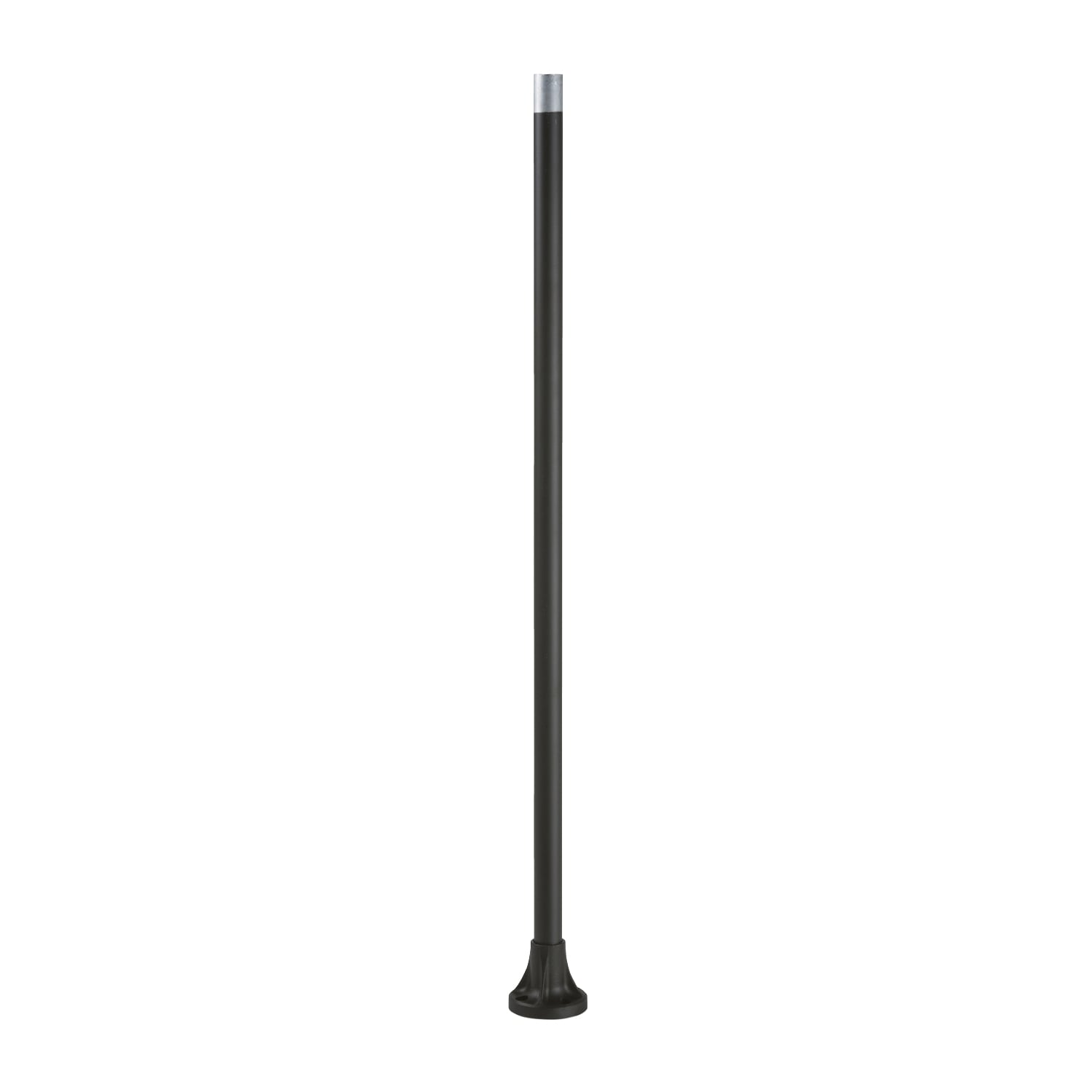 Fixing base, Harmony XVB, for modular tower lights, plastic, 70mm, 780mm black aluminium support tube + black fixing plate