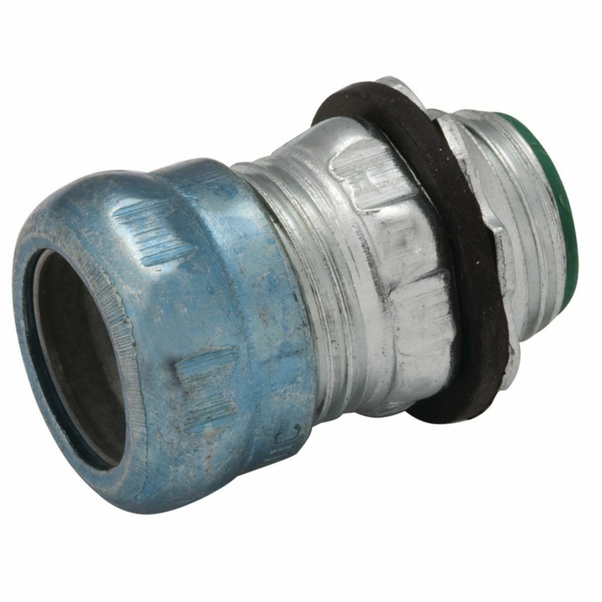 Compression Insulated Connectors, Raintight Steel, 2 In. Trade Size