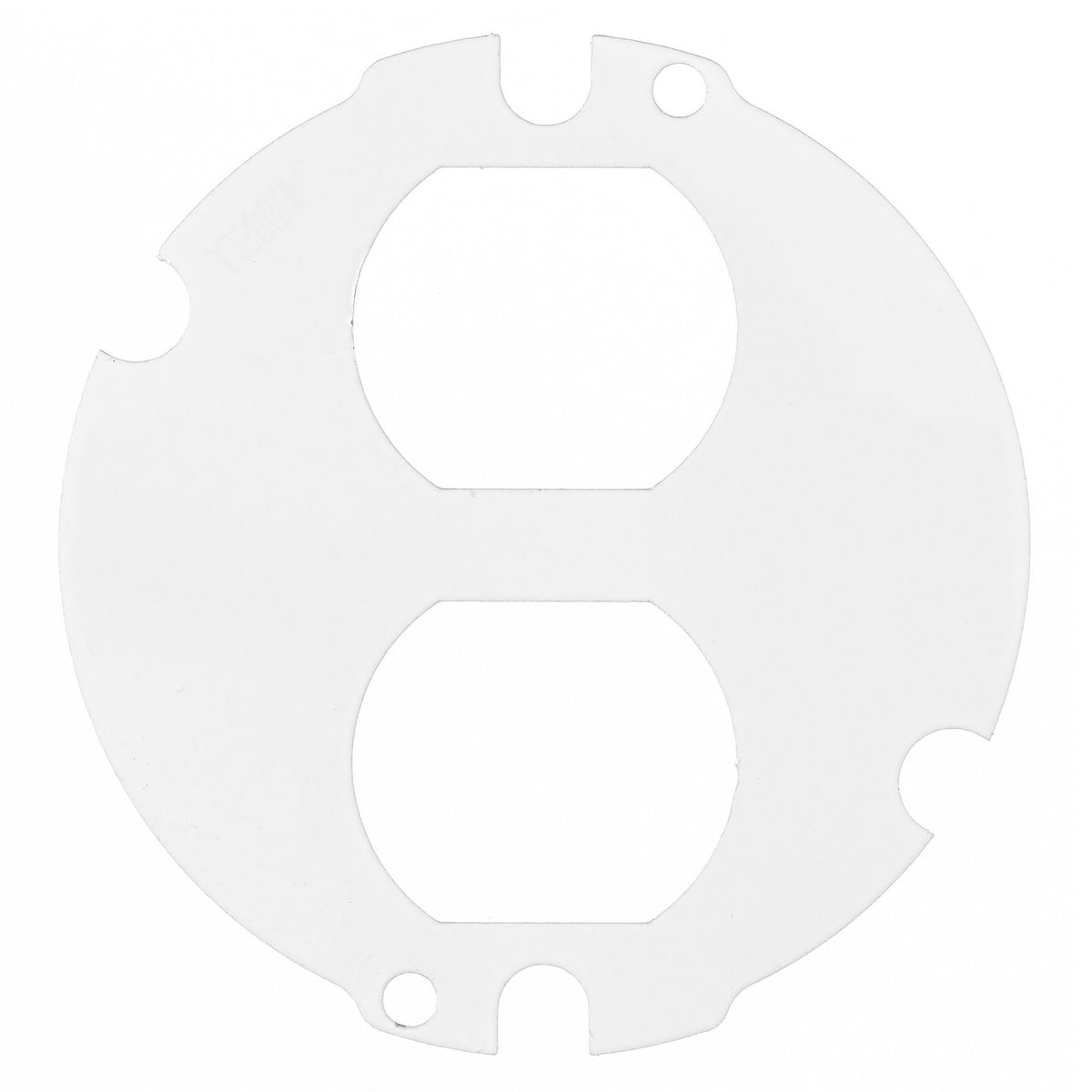 In-Floor Delivery Systems, SystemOne, Recessed 4" Series, Sub Plate, (1) Duplex Opening