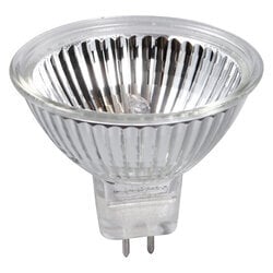 OBS58317 Tungsten Halogen Tru Aim MR16 Brilliant Axial Filament UV Filter Aluminized Reflector GU5.3 Bi Pin Base 35Watt 12Volt Flood Beam