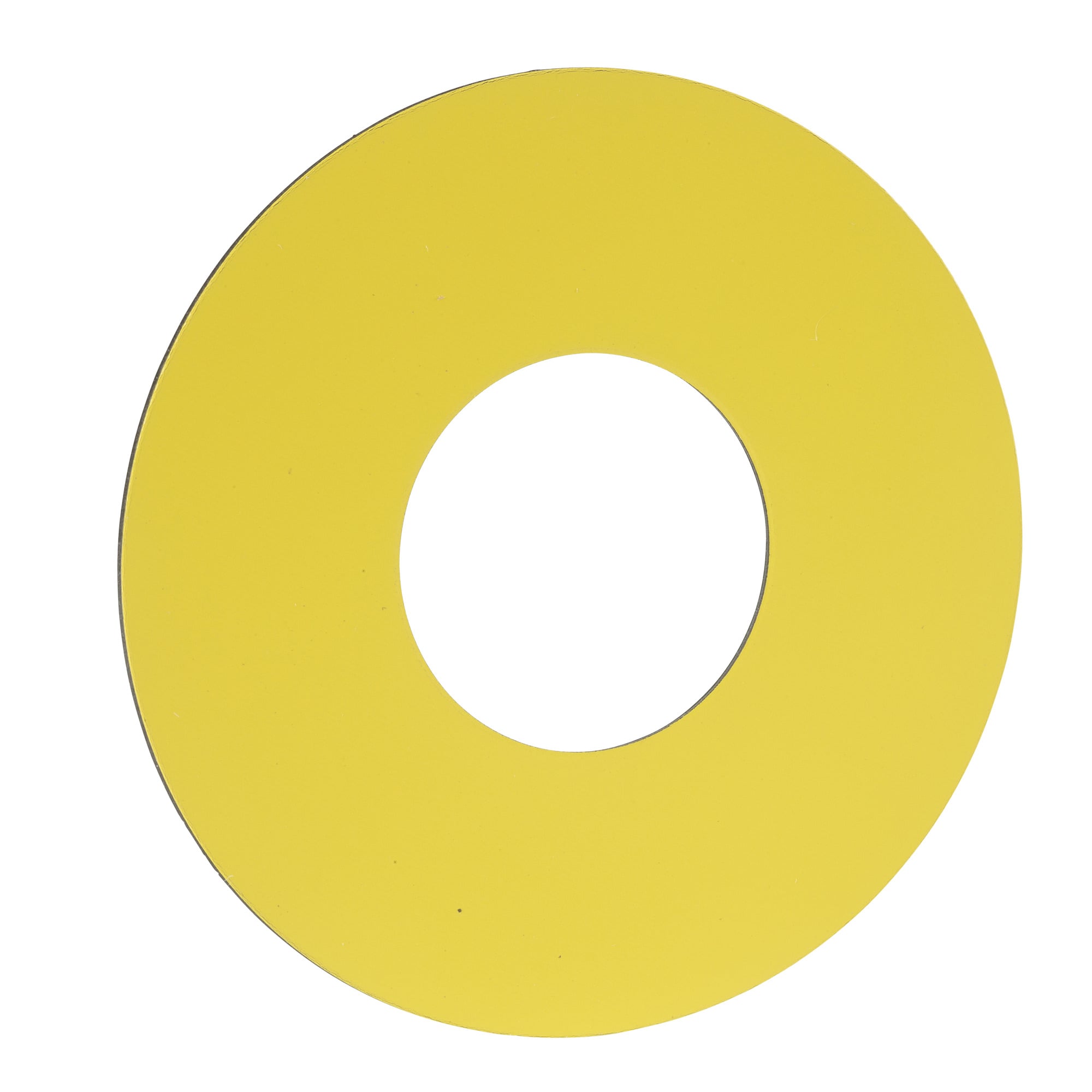 Unmarked legend, Harmony XAC, plastic, yellow, 22mm push button, 60mm label, unmarked