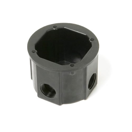 EPCO, Junction Box, Wet/Damp Location, Material: Phenolic Plastic, Cable Entry: Knock Outs, Cubic Capacity: 19 CU-IN, Knockouts: Yes, Knockout Size: 3/4 IN, Maximum Temperature: 302 DEG F,150 DEG C