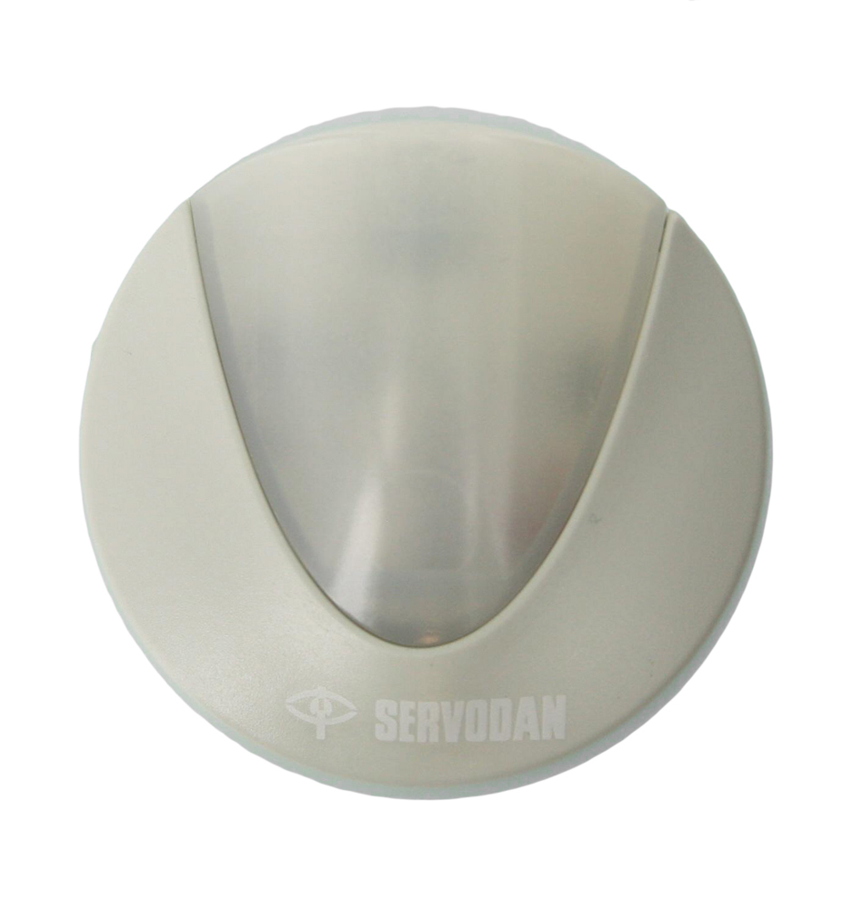  Side View Photocell, Outdoor IP20 Rating, Configurable 0.3-28FC, 3-380FC, 30-2800FC, 55-5500FC, Factory Default 3-380FC, +24VDC Supply, +0-10VDC Output, Gray