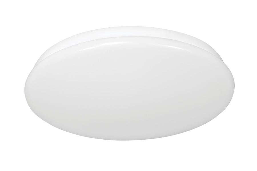 Skeet Xl 21In 25W, LED, 4000k, 120V Triac, Dimmable with round Basic Lens, White