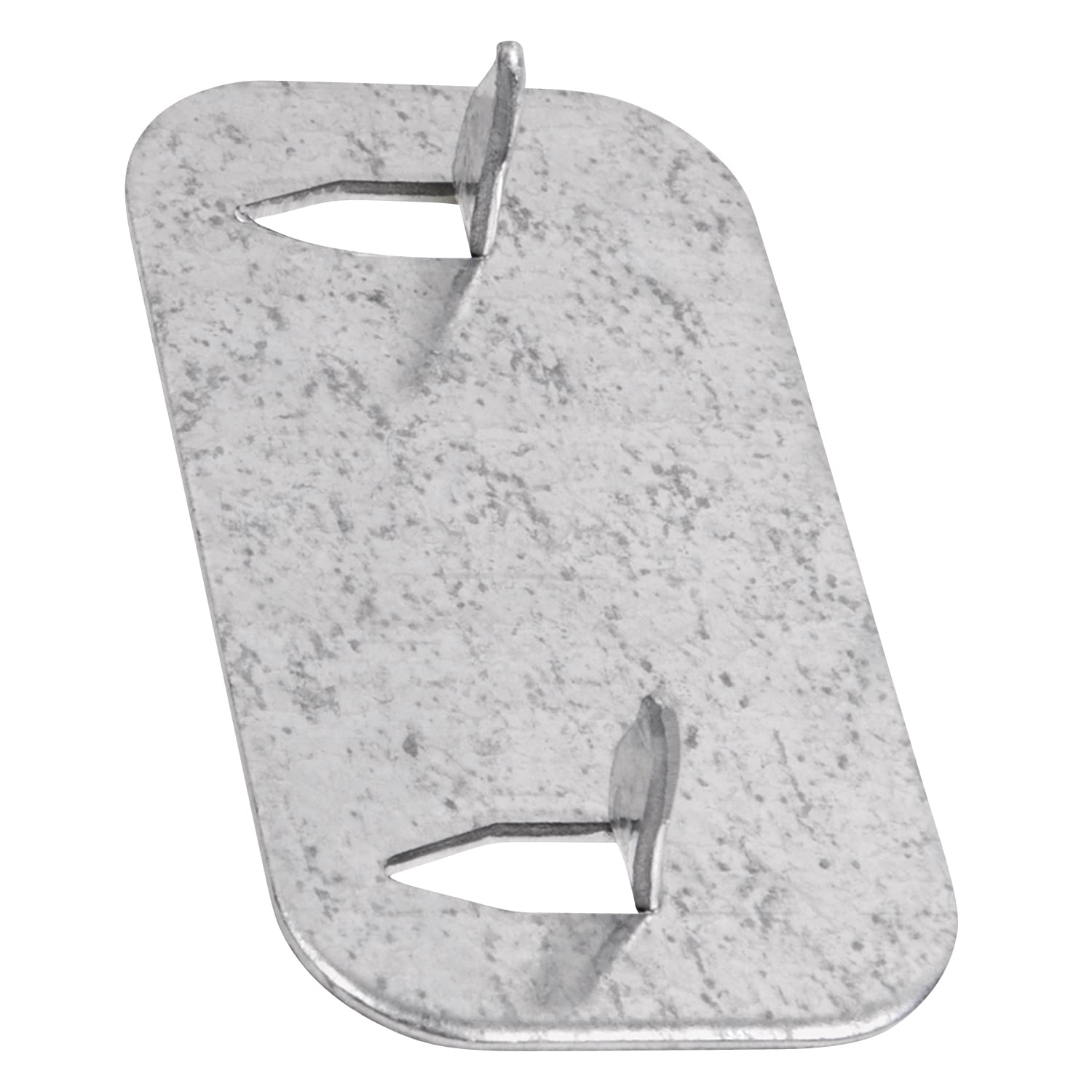 Cable Protector Plate, 2-37/64 Inches Tall x 1-3/8 Inch Wide, Galvanized Steel, Steel Clip and No Nails Required, Protects Non-Metallic Sheathed Cables Or Raceway Type Wires Running Through Wood Studs, Joists, Rafters, Or Similar Structural Wood Members From Accidental Nail, Screw Or Drill Penetration. No Nails Required.
