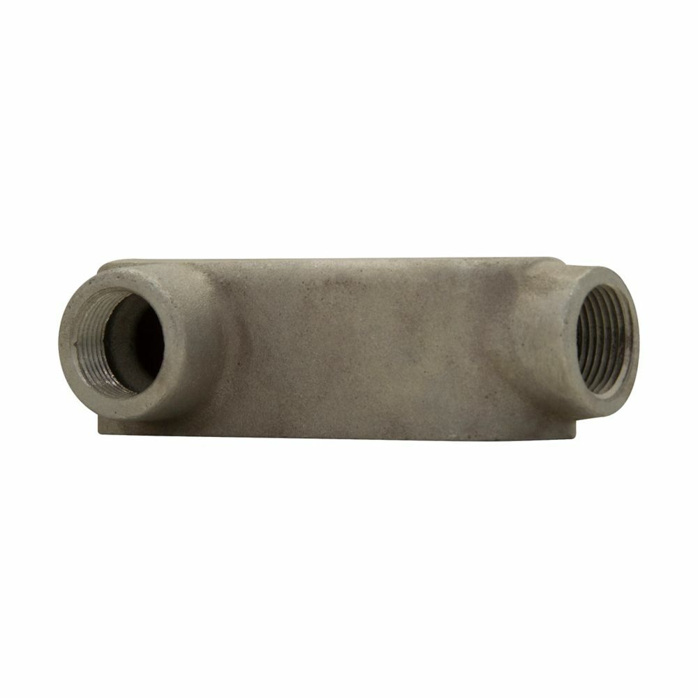 Eaton Crouse-Hinds series Condulet Mark 9 conduit outlet body, Copper-free aluminum, LL shape, 3-1/2"