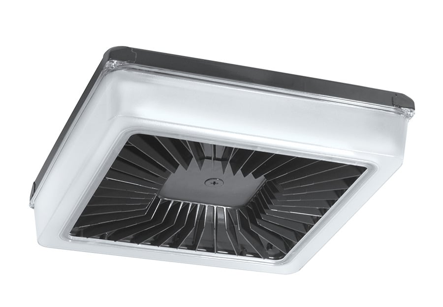 Garage Lights 11802 Lumens Porto Xl 18 Inches 105W Cool Led 120V-277V Polycarbonate Lens Bronze