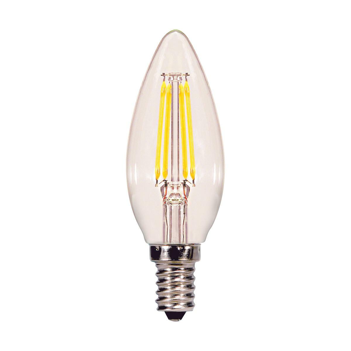 4.5-Watt B11 LED Lamp - Clear Candelabra Base 5000K 120 Volts Carded