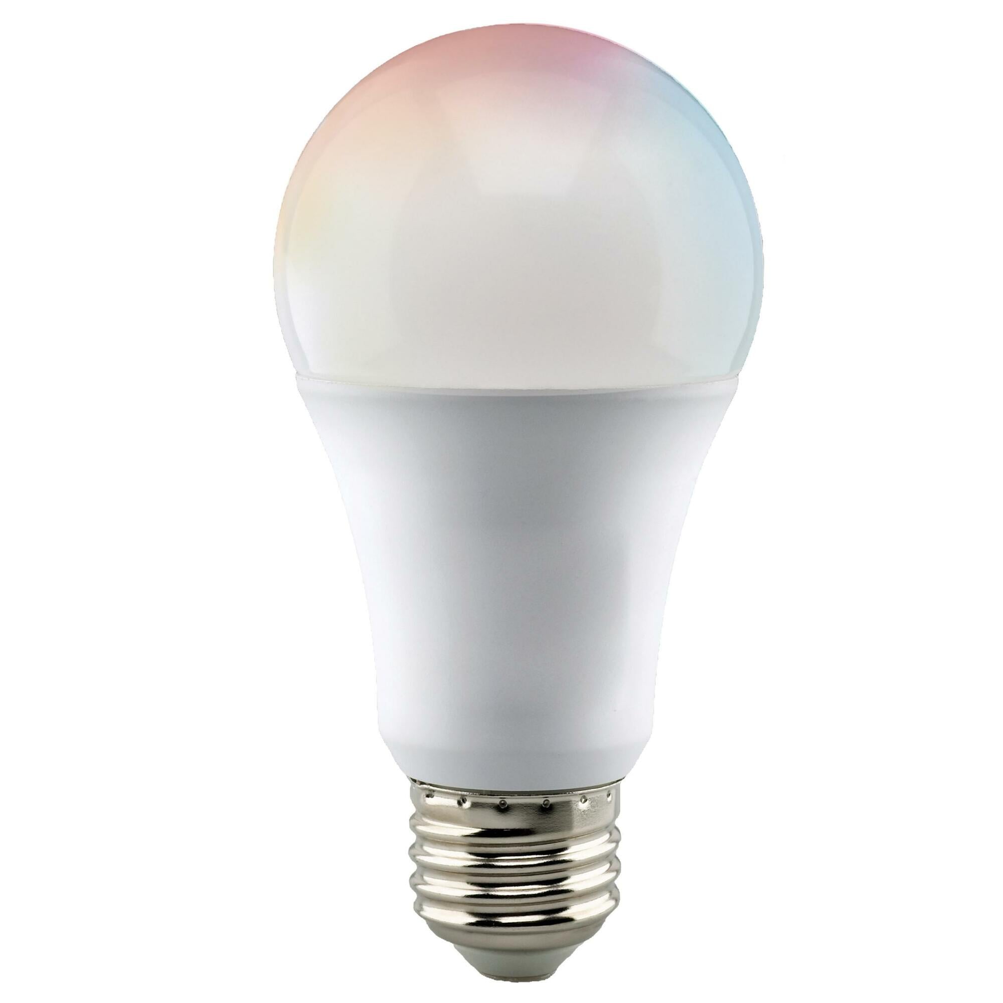 10 Watt - A19 LED Lamp - RGB and Tunable White - Starfish IOT - 120 Volts - 800 Lumens