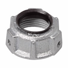 Eaton Crouse-Hinds series throat bushing, Rigid/IMC, Insulated, Malleable iron, 105C, Threaded, 6"