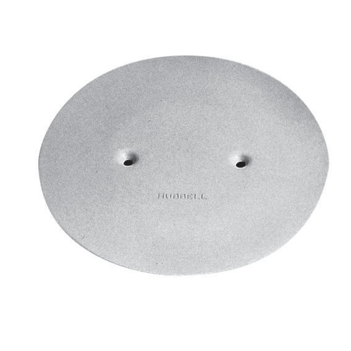 In-Floor Delivery Systems, SystemOne, Round Flush Floorboxes, Accessory, Abandonment Plate, Gray