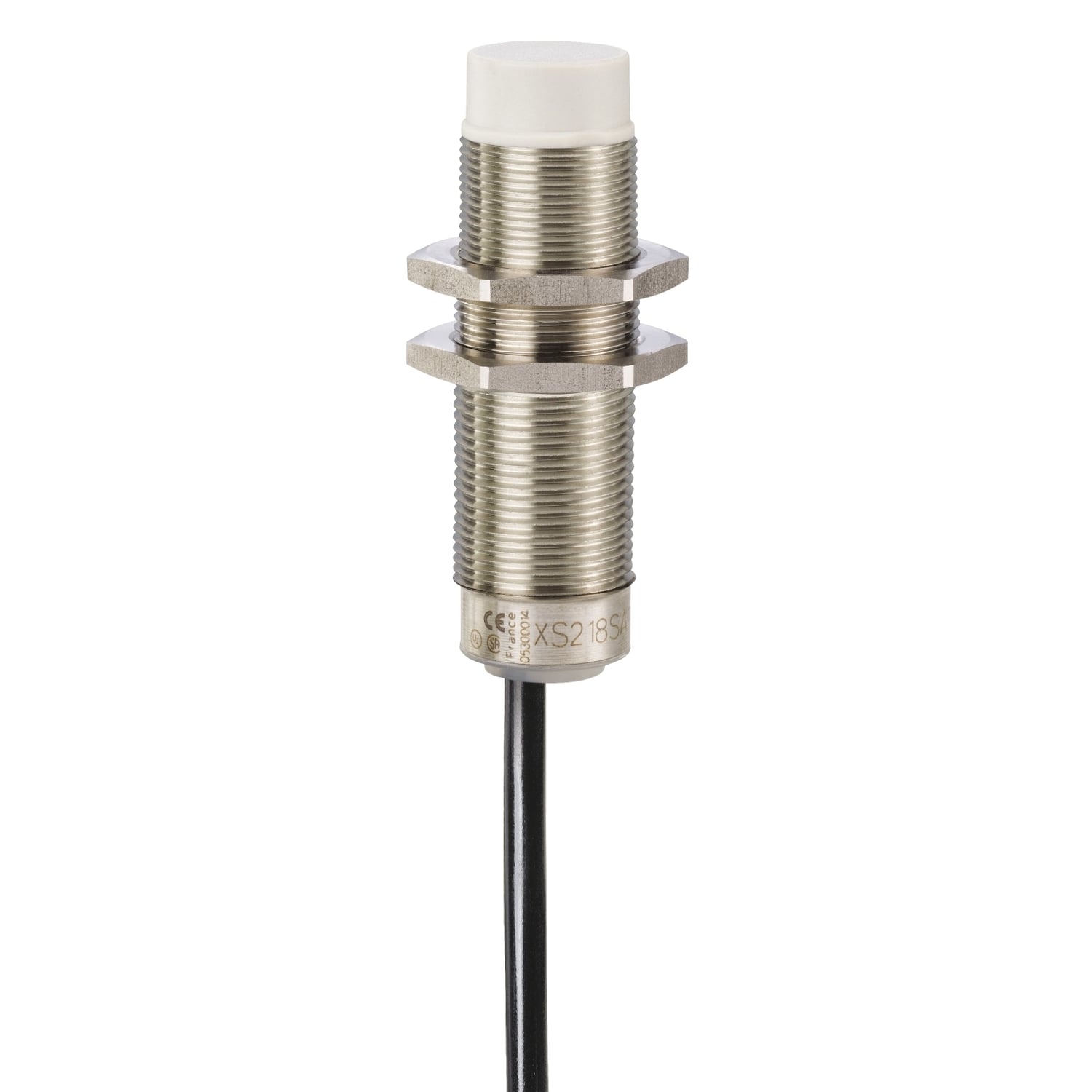 Inductive proximity sensors XS, inductive sensor XS2 M18, L60mm, stainless, Sn12mm, 12...24 VDC, cable 10 m