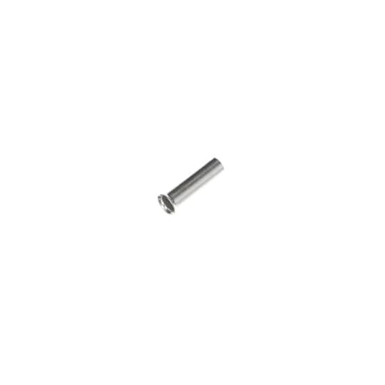 Non-Insulated Ferrule, Length .394 Inches/10mm, Inner Diameter .087 Inches/2.2mm, Outer Diameter .139 Inches/3.4mm, Conductor Size 14 AWG/2.5mm2, Copper, Tin Plated