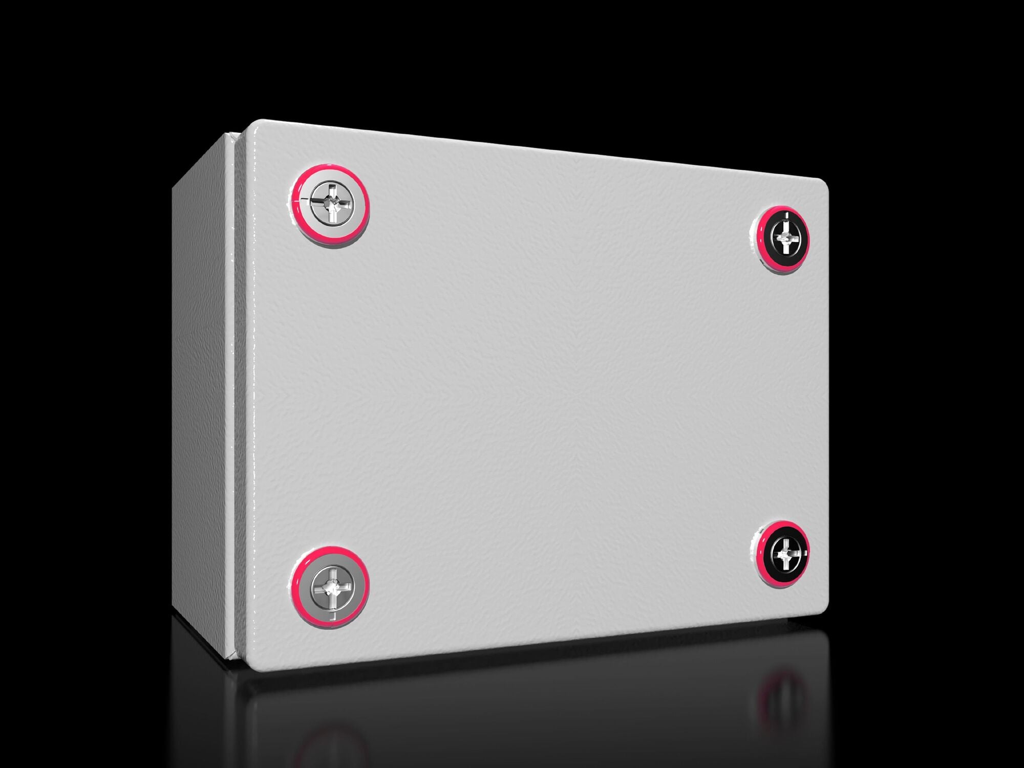 KX Terminal box, WHD: 200x150x120 mm, carbon steel, without mounting plate, with cover, without gland plate