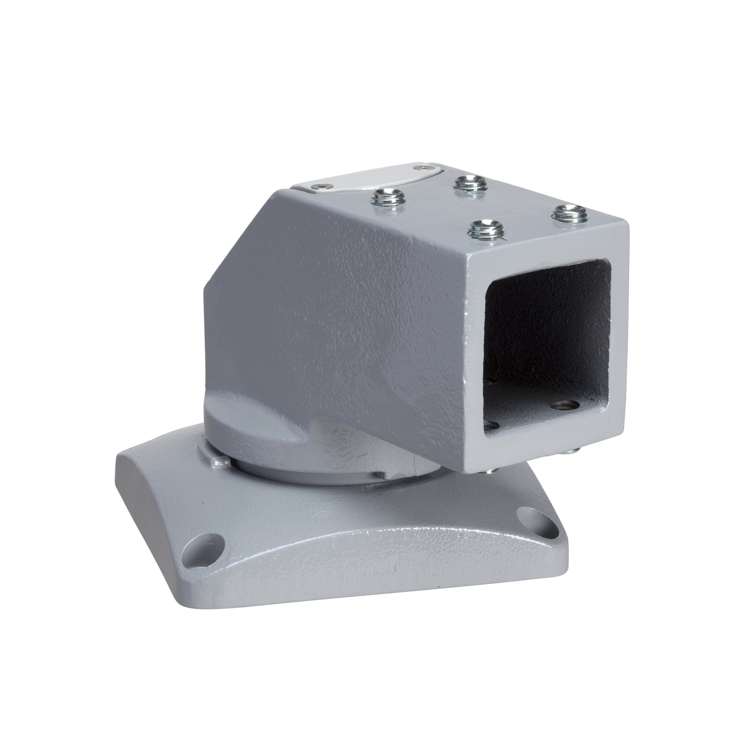 Horizontal rotating bracket, square 50 mm RAL 7040. For S3CM HMI encl.