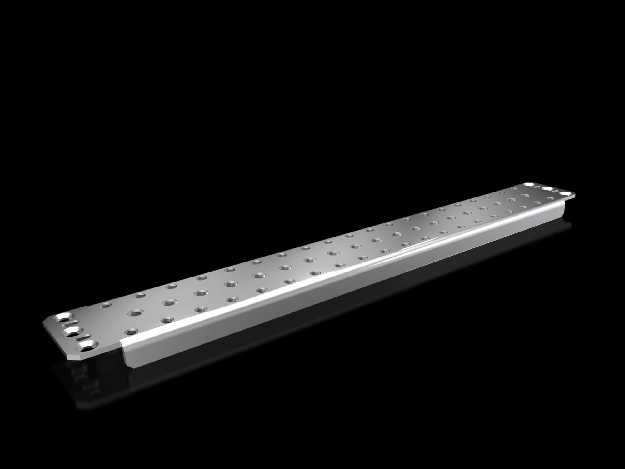 TS Support rail, for TS, SE, CM, for W/D: 600 mm, slotted