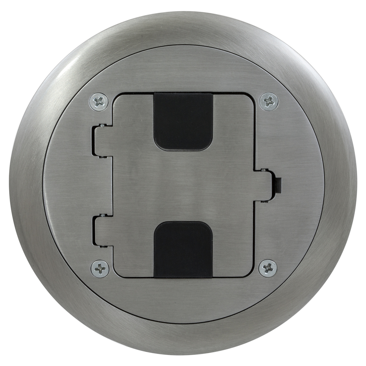 Floor Boxes, Residential Series, Aluminum Finish Flange and Door