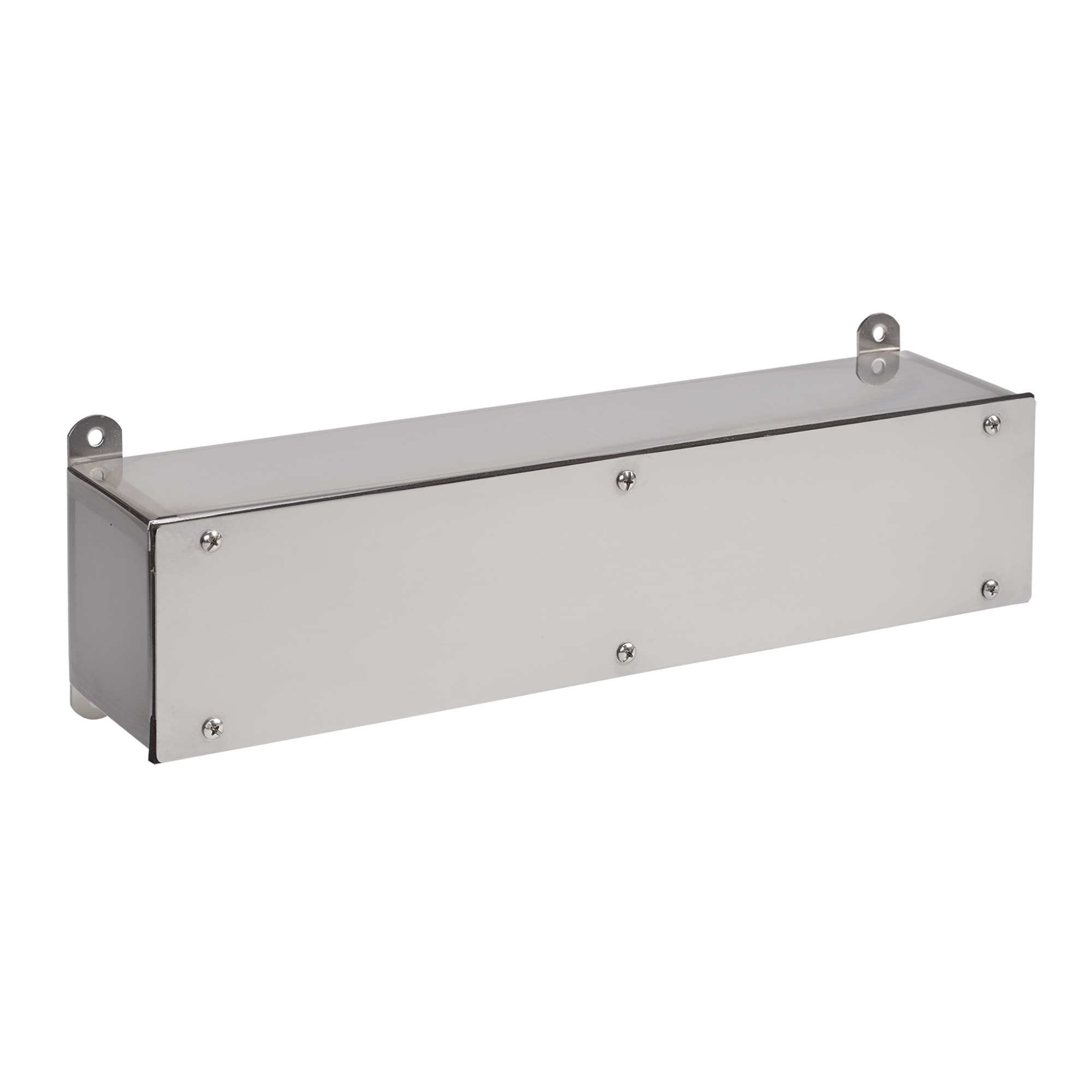 Screw Cover Wiring Trough NEMA Type 4X, 8.00x8.00x48.00, Brushed, SS304