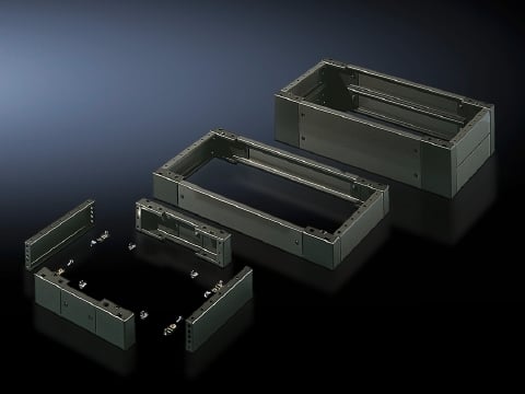 Base/plinth, complete, 100 mm, Sheet steel for AE, TP universal console