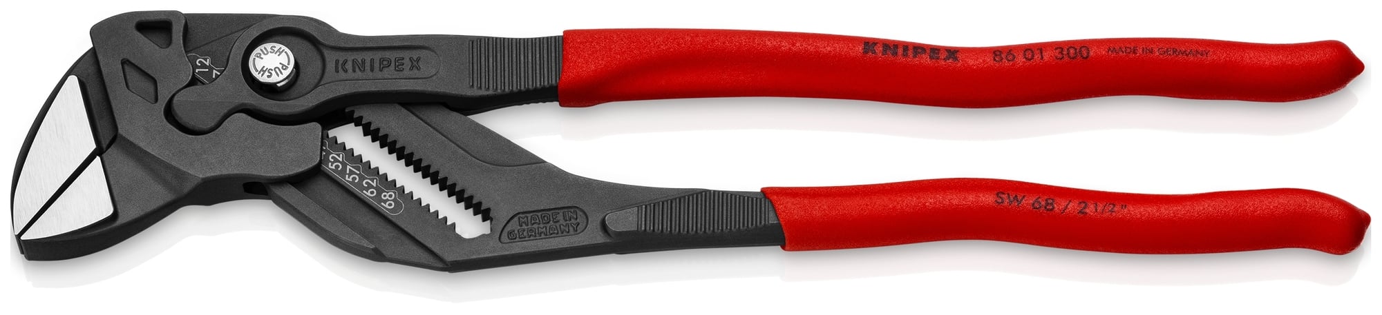 Pliers Wrench, 12 in., Non-Slip Plastic