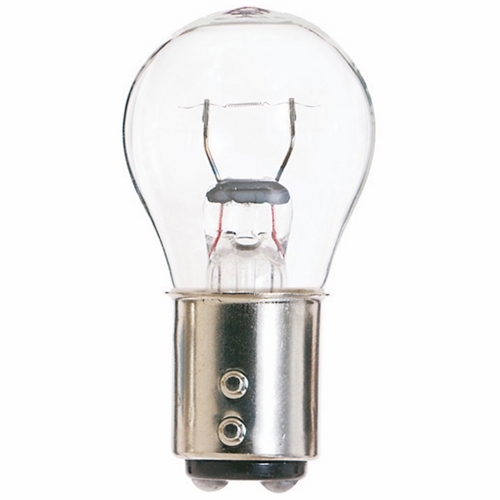 Miniature Lamp, Designation: 1157, 12.8 V, 26.88 WTT, S8 Shape, BA15d DC Bay Base, C-6 Filament, 1200 HR, 2.1 AMP, 2 IN Length, 1 IN Diameter
