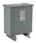 600V Class Commercial Potted Three Phase Distribution Transformer, 240 PV, 208Y/120 SV, 15 kVA