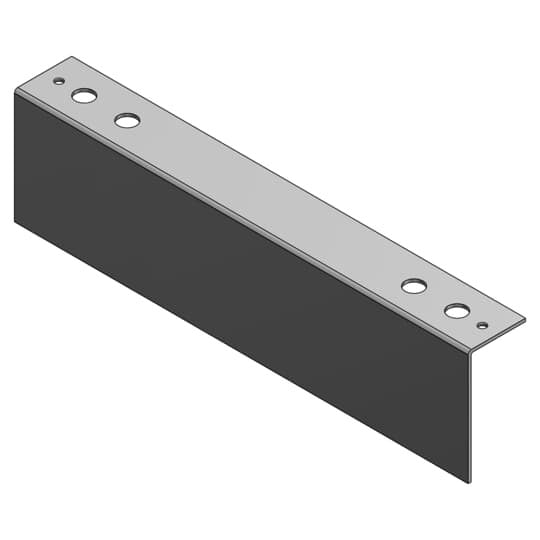 Device Plate for Recessed Service Floor Box, Galvanized Steel, Blank, For use with 667 Boxes