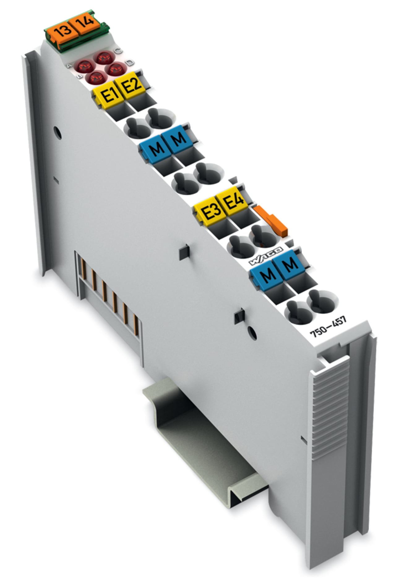 4-channel analog input; 10 VDC; Single-ended