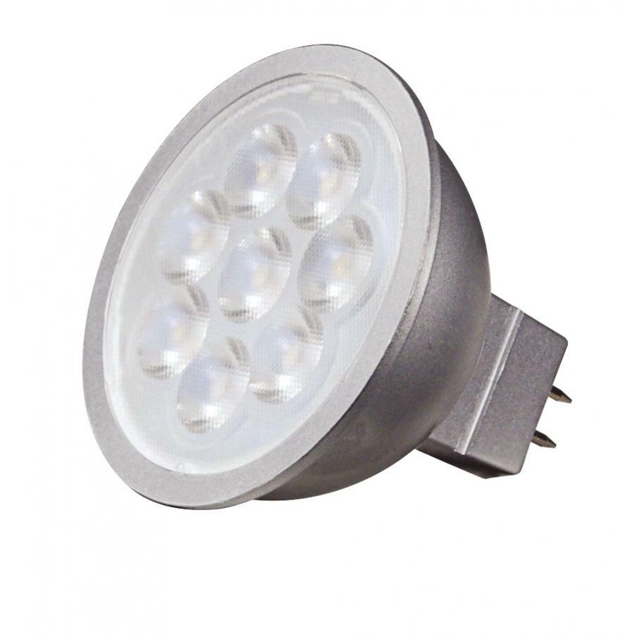 MR LED, Designation: 6.5W LED MR16 - 40' Beam Spread - GU5.3 Base - 3000K - 12V