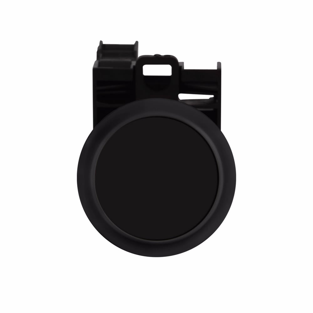 Eaton 22.5 mm RMQ-Titan Pushbutton,Black Actuator,Black bezel,1NO,IP67, IP69K,Non-illuminated,Flush mounting,NEMA 4X, 13,5,000,000 operations,Momentary,22.5 mm,Flush Pushbutton,M22