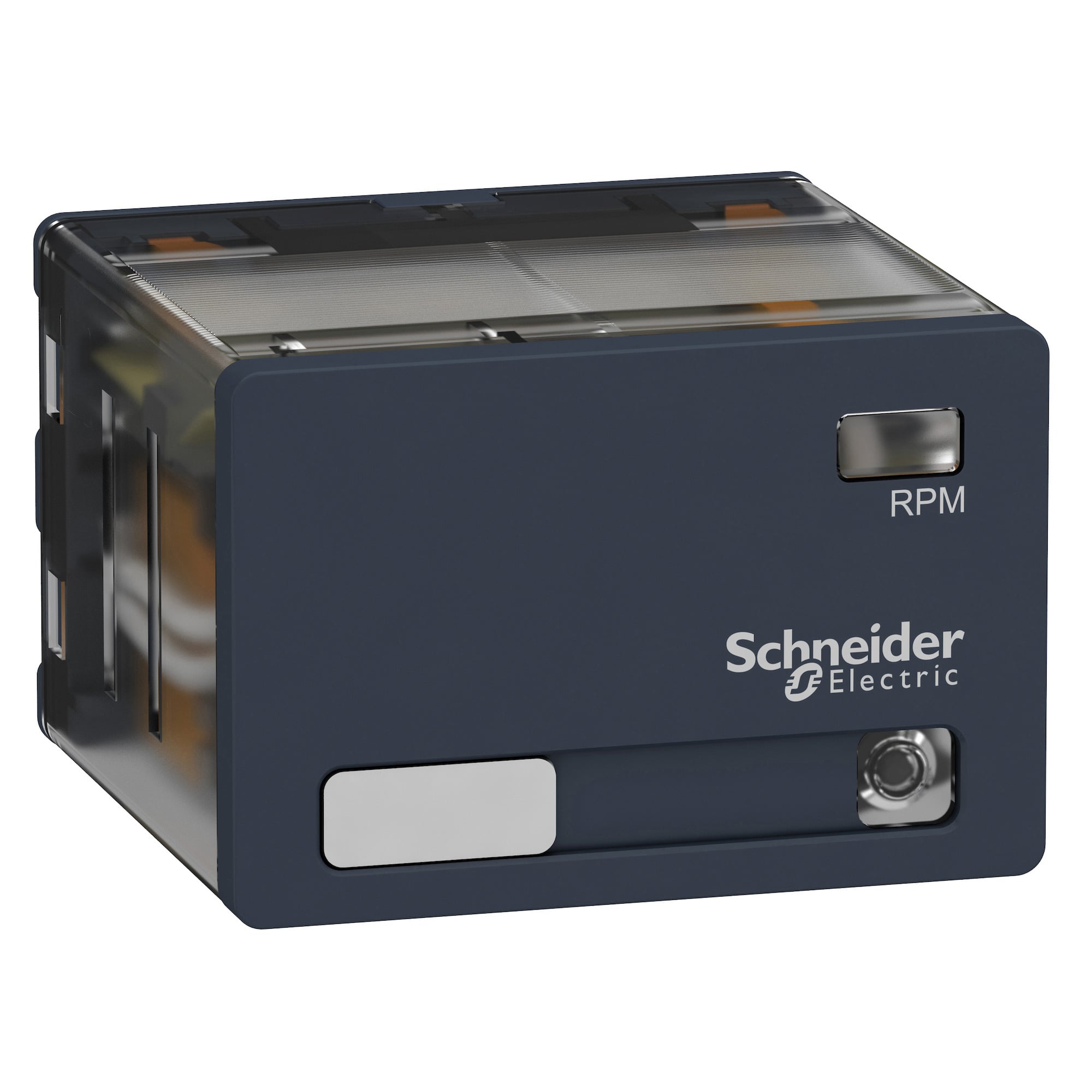 Harmony, Power plug-in relay, 15 A, 4 CO, with LED, 120 V AC