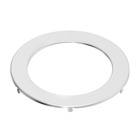 Recessed Downlights Wfrl Trim For Edge-Lit Wafer 6 Inches Round Brushed Nickel Smooth