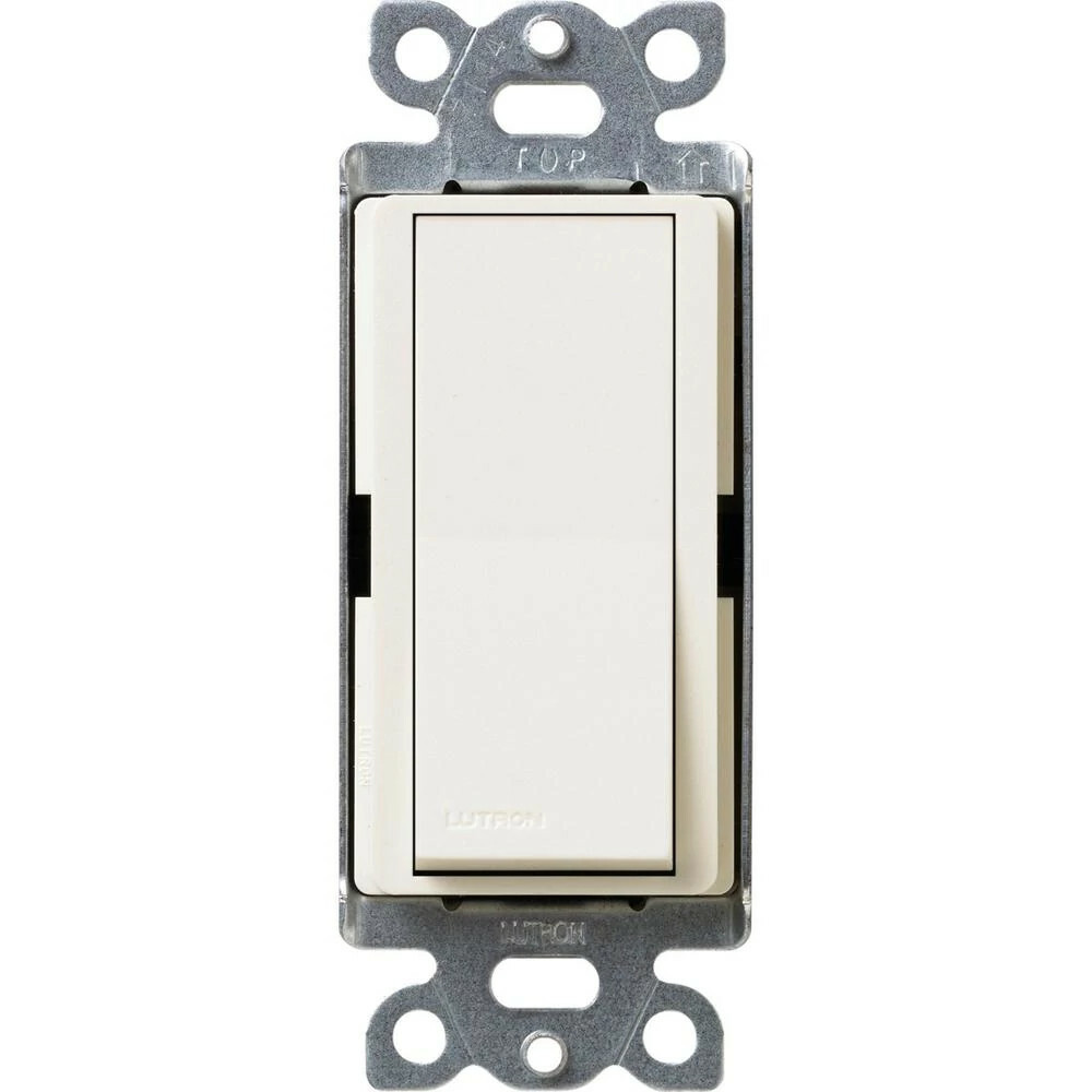 SC-1PSNL-BI Claro On/Off Rocker Switch with Locator Light, 1 Pole, 15 Amp, Satin, Biscuit