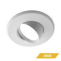 DEB56 Series 5/6 in. Adjustable LED Eyeball Retrofit Downlight Kit in 4000K