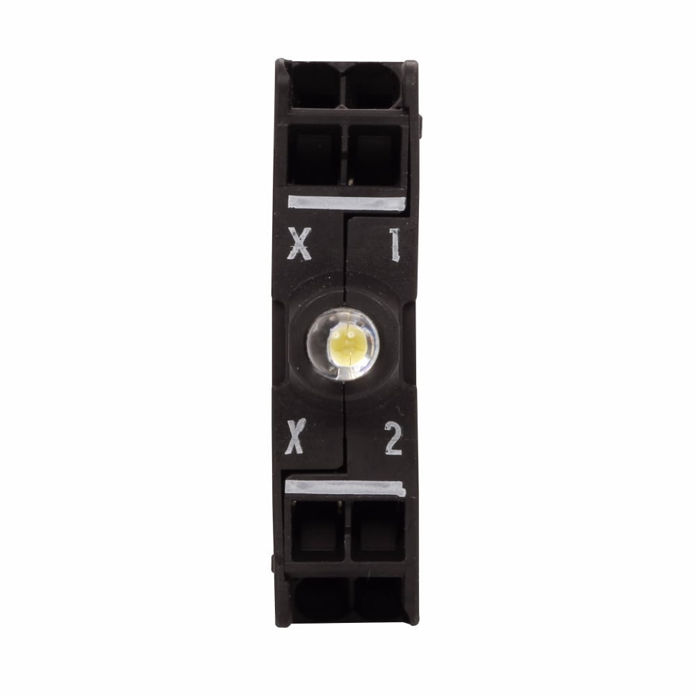Eaton M22 modular pushbutton, LED Light Unit, Base, Spring-cage, IP66, Illuminated, Blue, 13-30 Vac/dc