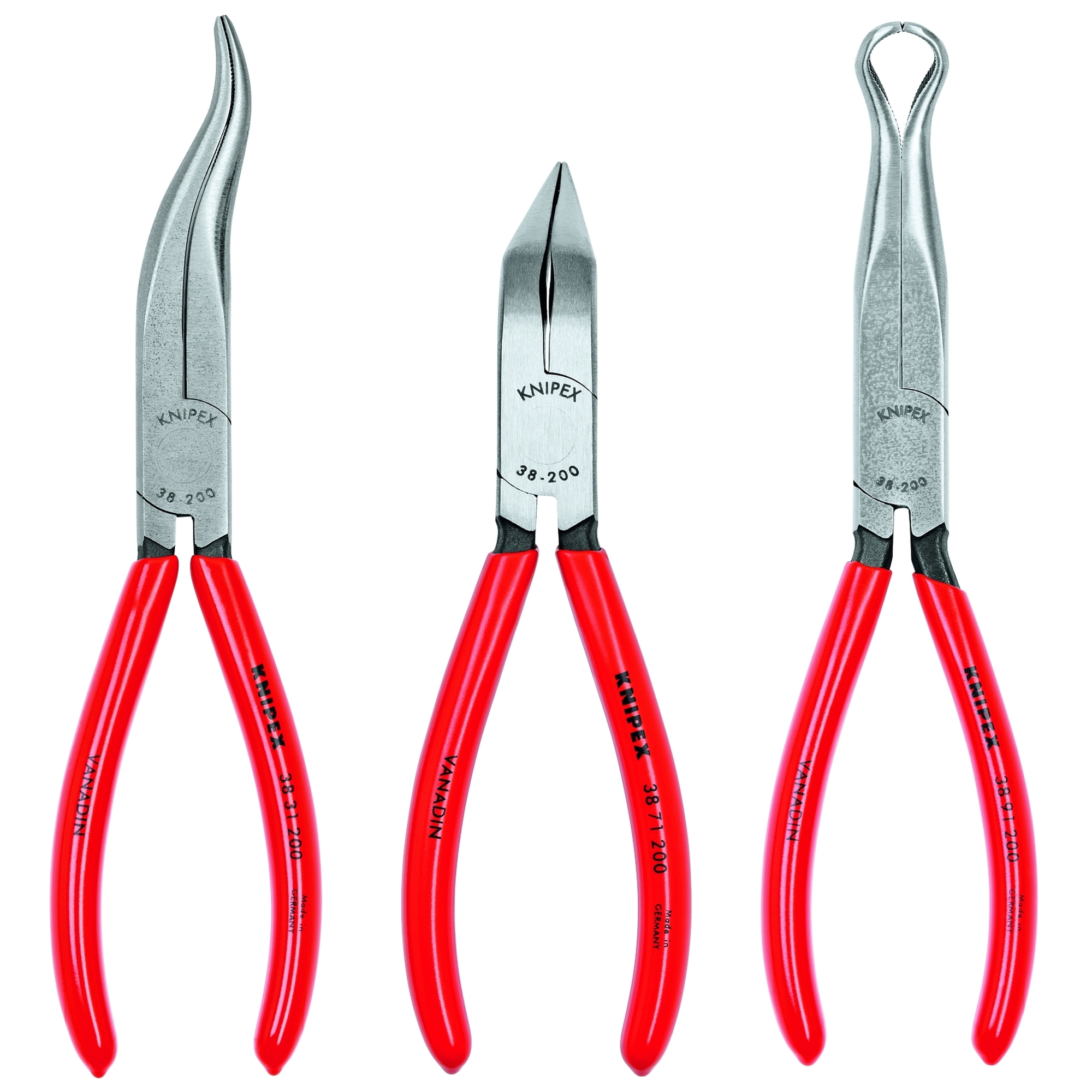 3 Pc Long Nose Tool Set