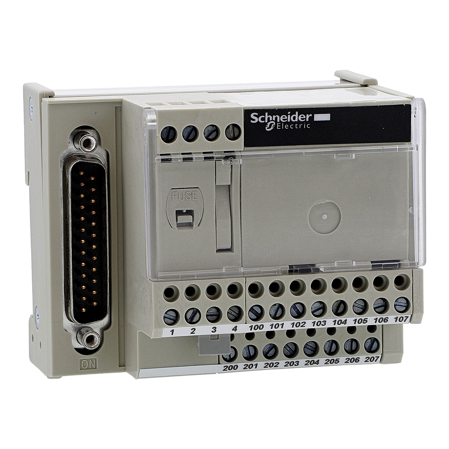 connection sub-base ABE7 - for distribution of 4 analog output channels