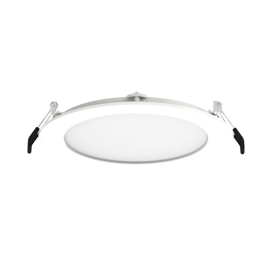 Recessed Downlights 1000 Lumens Wafer Edge-Lit 13W 6 Inches Round 90CRI Adjustable 2700/3500/4000/5000K 277V White Smooth