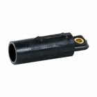 Eaton Crouse-Hinds series Cam-Lok J Series E1015 protective cap, Up to 150A continuous, #8-#4 AWG, Yellow, Female, Rubber, 600 Vac/dc