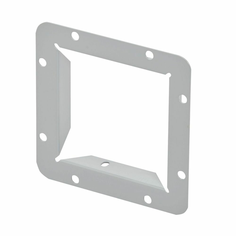 wireway end flange, Wireway end flange, NEMA 1, Galvanized steel, 6" X 6"