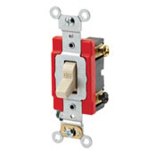 1222-SI Grounding Toggle Switch, 120/277 V AC, 20 A, 800 W, 1000 VA Power Rating
