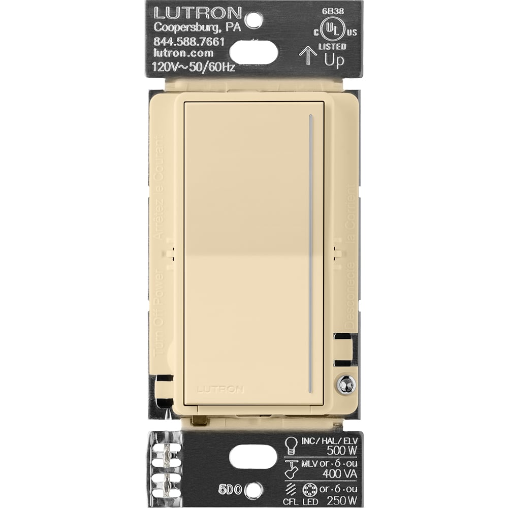 Lutron RadioRA 3 Sunnata RF PRO LED+ Touch Dimmer Switch, 250W - Ivory