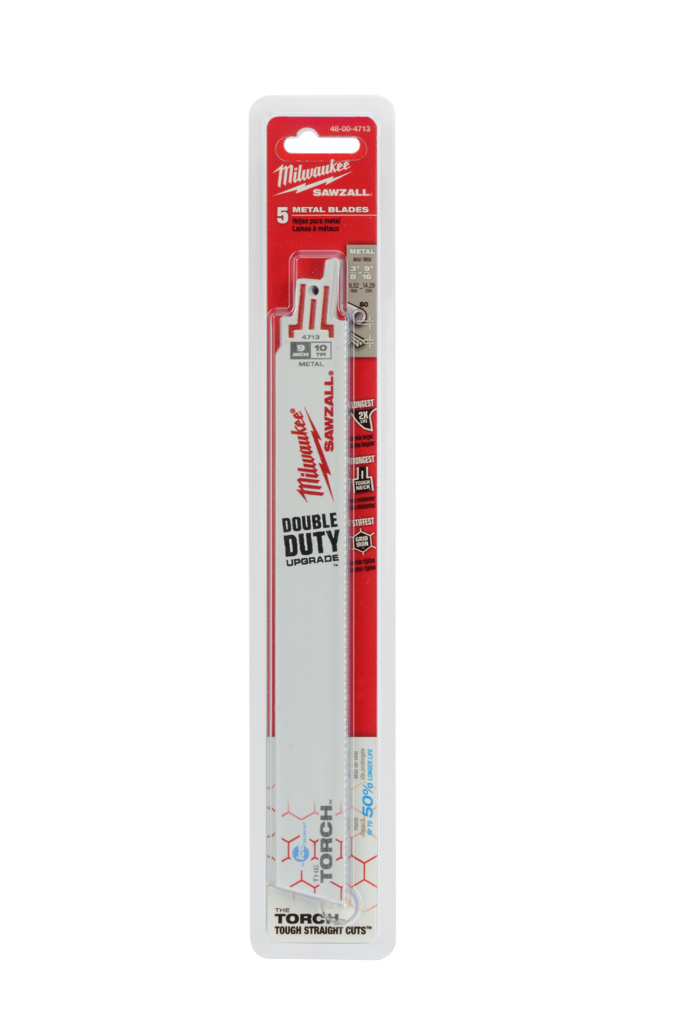 9 in. 10 TPI THE TORCH Ice Hardened SAWZALL Blades 5PK