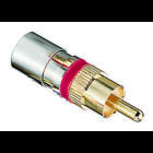 IDEAL, Compression Connector, RCA, Conductor Range: 029 - 042 IN, 20 - 18 AWG Center Solid Conductor, Material: Brass, Finish: Nickel-Plated, Nominal Impedance: 75 OHM, Coaxial Cable Type: RG-59, Bandwidth: 3 GHZ, Dielectric Diameter: 0.142 - 0.150 IN, Overall Jacket Diameter: 0.230 - 0.270 IN