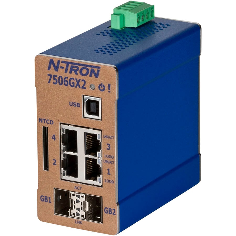 7506GX2 Managed Industrial Ethernet Switch, LC 10km