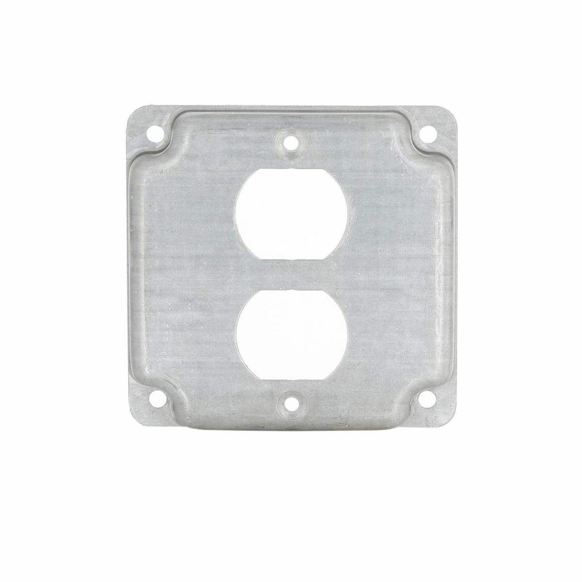 4 In. Square Exposed Work Covers - Raised 1/2 In., 1 Duplex Receptacle
