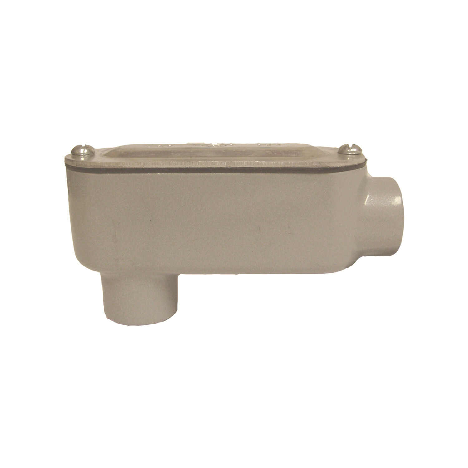 2" Aluminum Die Cast Threaded LB Conduit Body With Flat Cover & Gasket