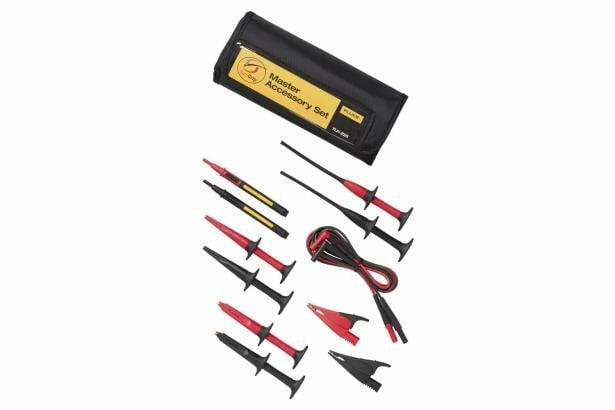 SureGrip Master Accessory Set that includes leads and probes in a handy roll-up pouch