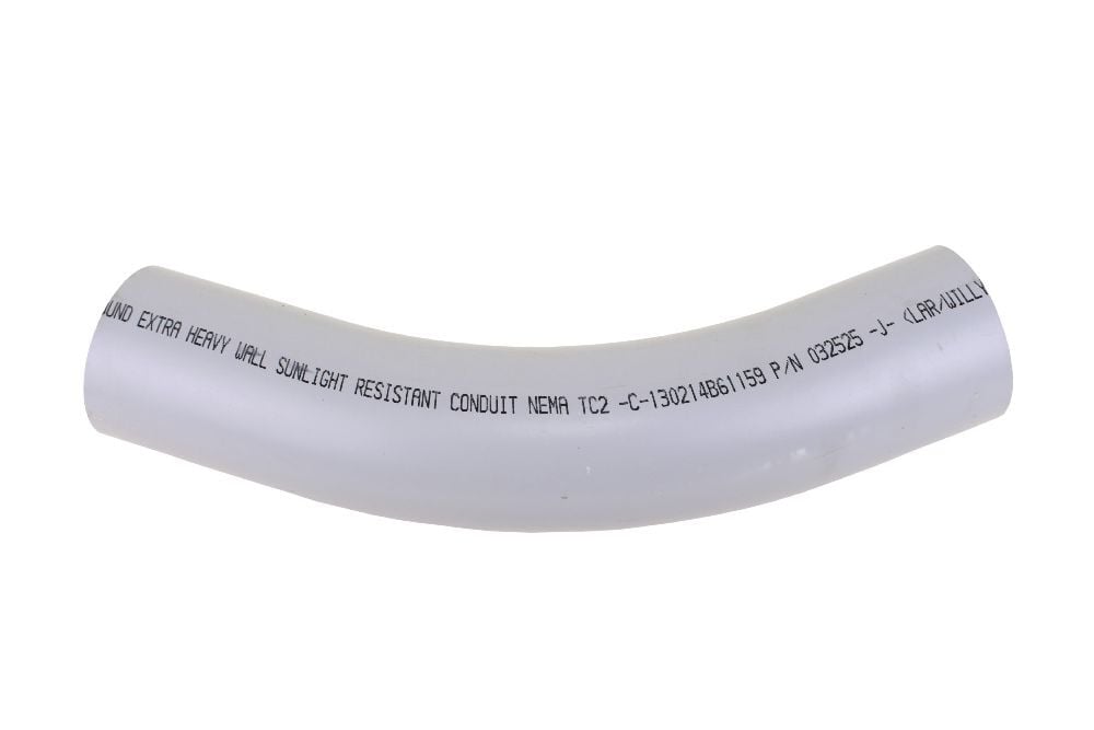 80EE4045 2 1/2"x45D PVC STD ELBOW SPxSP SCH80 SCEPTER/KRALOY